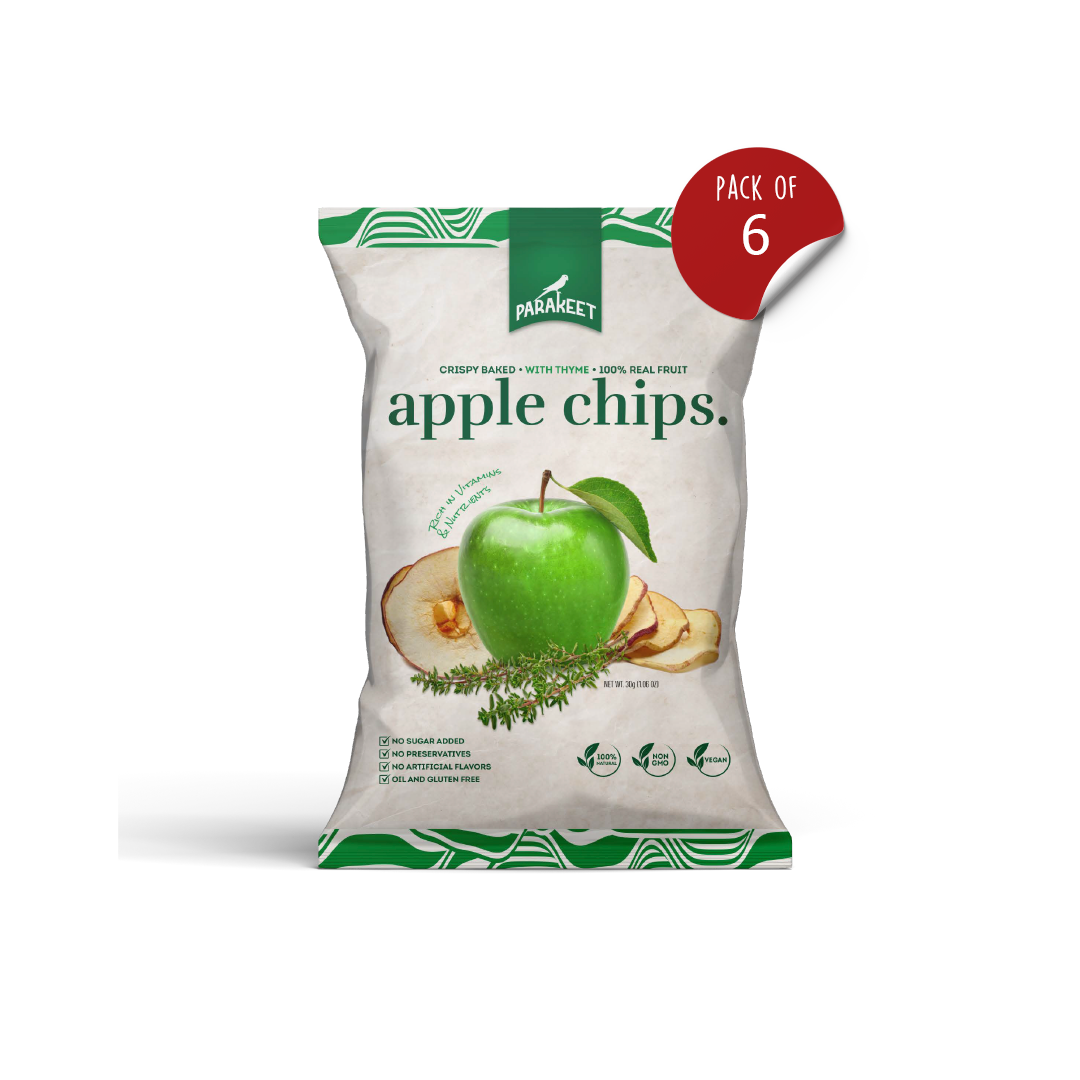 Parakeet Thyme Green Apple Chips